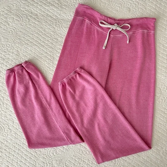 Sundry Pigment Dyed Pink Basic Sweatpants Joggers Women’s 2 / Medium USA Made - Picture 1 of 12